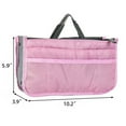 thumbnail image 3 of Spencer Women Travel Purse Insert Handbag Cosmetic Makeup Insert Liner Pouch Organizer Tidy Bag with 13 Pockets Compartments Wine Red, 3 of 7