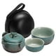 thumbnail image 1 of 1 juego de té de cerámica con tetera y tazas para adultos, perfecto para viajes y para la experiencia del té chino, ideal para fiestas de té, 1 of 8