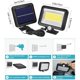 thumbnail image 2 of Lampe Solaire Extérieur avec Détecteur de Mouvements Infrarouge, 100COB Projecteur LED extérieur Avec Detecteur, Eclairage de Sécurité, 500LM étanche IP65, Pour Jardin, Entrept, Entrée esquí esquí Gafas de esquí, 2 of 5