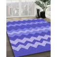 thumbnail image 2 of Ahgly Company Indoor Rectangle Patterned Purple Mimosa Purple Area Rugs, 4' x 6', 2 of 6