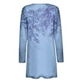 thumbnail image 4 of Pompotops Chemisier Décontracté à Manches Longues Imprimé pour Femmes avec Poche Cardigan Liquidation, 4 of 5