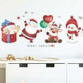 thumbnail image 4 of RKSTN Fall Decorations for Home Santa Fawn Snowman Window Decoration Wall Sticker Decorations, 4 of 5
