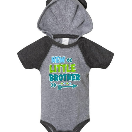 

Inktastic New Little Brother with Arrow Gift Baby Boy or Baby Girl Bodysuit