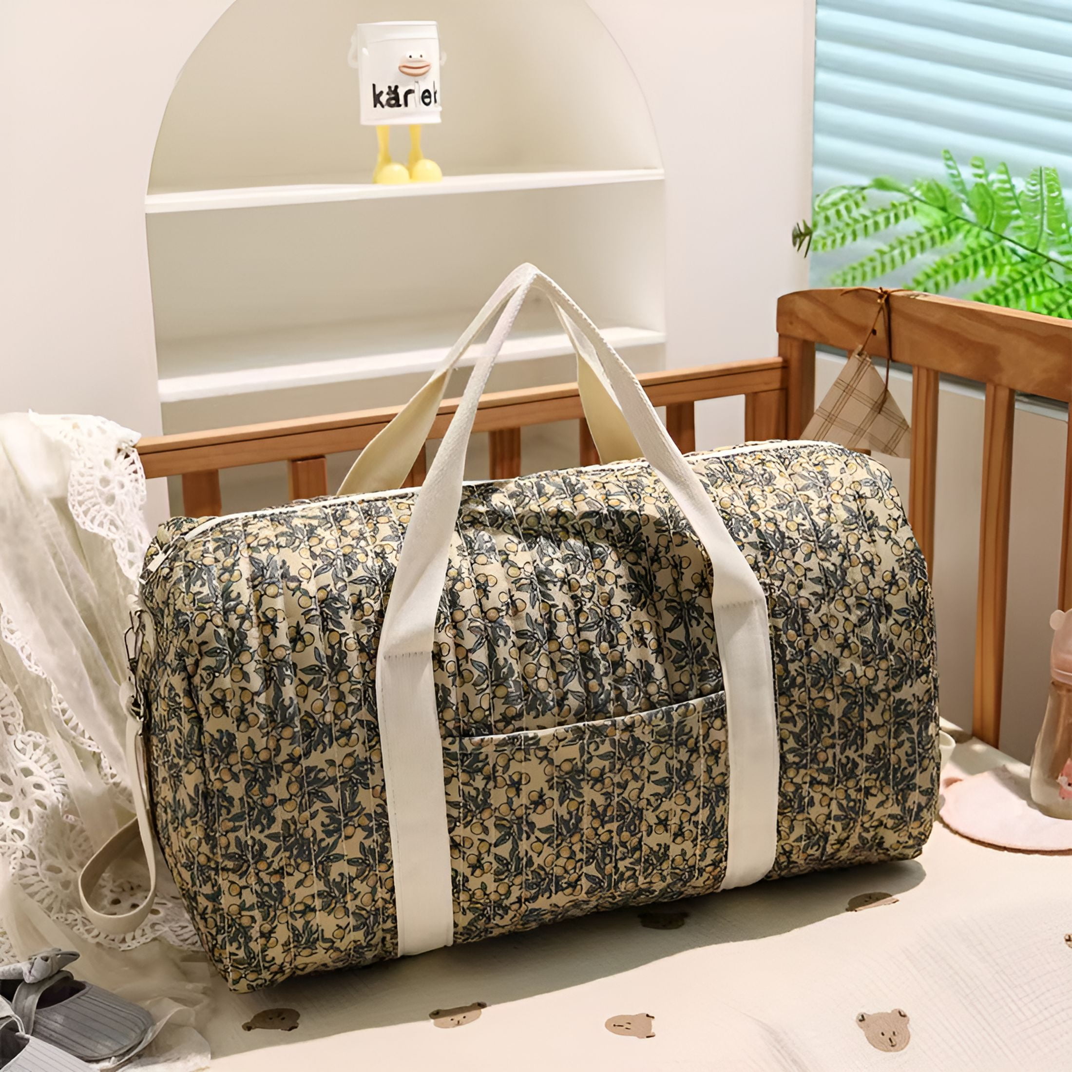 GASTROPOD 2026 New Clothes Storage Bag,Large Diaper Bag Tote,Cute Diaper Bag Puffer Travel Diaper Bag with Long Strap Hospital Bag Maternity Bag Nurse Bag