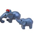 thumbnail image 3 of 3Pcs/set Artificial Mini Hedgehog Pig Table Decoration Dog Cat Elephant Donkey Cartoon Animal Miniature Figurine Micro Landscape Table Decoration, 3 of 7