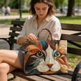 thumbnail image 4 of Quilted Tote Bag For Women Large Capacity Multi-Functional Everyday Tote With Embroidery Designs Laptop Bag Crossbody Shoulder Bag For Work Travel Weekend, 4 of 6