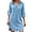 *Blue, variant on VBVC Women's Roll Tab Sleeve Shirt Dress,Ladies Button Front Collared V-Neck Tunic Dress,Summer Side Slit Beach Cover-Up For Women,Black,S-3XL