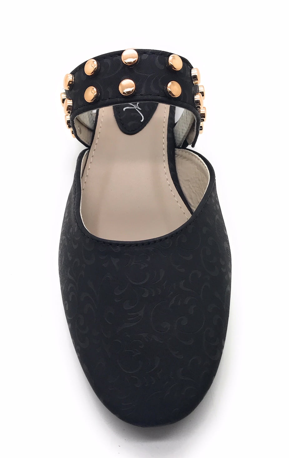 Victoria K Floral Textured Slip On Mules (Women)