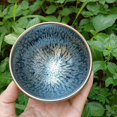 thumbnail image 3 of Bloom Tenmokus Tea Cup 130ml,Chinese Jianzhan Tea Bowl Iron Clay Natural Ore Glaze Fired in Kiln Porcelain Mug, 3 of 7