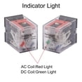 thumbnail image 3 of TWTADE/AC 110V 10A Coil Electromagnetic Power Relay 8 Pins 2DPT 2NO+2NC with Indicator Light and Socket Base -YJ2N-LY_Gift Of G, 3 of 4