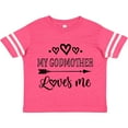 thumbnail image 3 of Inktastic My Godmother Loves Me Girls Girls Toddler T-Shirt, 3 of 5