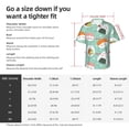 thumbnail image 6 of Lsque Kawaii Sushi pattern Hawaiian Shirt for Men, Unisex Summer Beach Casual Short Sleeve Button Down Shirts-Large, 6 of 9