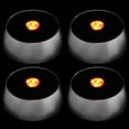 thumbnail image 1 of COOPHYA 4Pcs Led Display Base Silver Plastic For Glass Art Crystals Jewelry Acrylic Items, 1 of 7