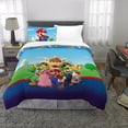 thumbnail image 1 of Super Mario "All The Players" Twin/Full Comforter & Pillowcase, 1 of 7