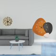 thumbnail image 2 of Escultura para colgar en la pared,Decoración de pared de metal para sala de estar,dormitorio y exterior.,Escultura colgante Arte de pared Disco decorativo,Reloj de pared,Reloj de pared moderno, 2 of 8