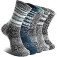 thumbnail image 2 of Calcetines de senderismo EBMORE de lana merino para mujer, t, 2 of 3