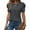 Dark Gray_CQ17, variant on Women's Puff Short Sleeve T Shirts Crew Neck Casual Summer Vacation Tops Loose Fit Crew Neck Blouse Dark Blue L