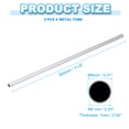 thumbnail image 2 of Tubo de aluminio Uxcell, tubo redondo de aluminio, tubo recto de metal sin costura para manualidades de bricolaje, modelo industrial, muebles 8mm x 1mm, 2 of 7