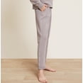 thumbnail image 3 of Barefoot Dreams Youth Brushed Terry Rolled Hem Pant, Size 8-10, Beach Rock, 3 of 4