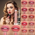 thumbnail image 5 of Lip Gloss, Matte Lip Glaze, Multi-Color Crystal Diamond Lipstick with Fine Flash Glitter, Moist and Shiny High-End European Style Lip Makeup Tool, 5 of 7