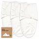 thumbnail image 1 of KeaBabies Paquete de 3 sacos de dormir orgánicos para bebé, mantas para recién nacidos, bebés de 0 a 3 meses, bebés, niñas, niños, saco de dormir suave y cómodo para recién nacidos, mantas para envolv, 1 of 9