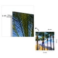 thumbnail image 3 of "Moonlit Oasis" Oversized 72"x 36" Frameless Free-Floating Reverse Printed Tempered Art Glass Panels Set, 3 of 9