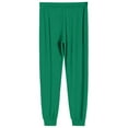 thumbnail image 5 of Fabrcox Pajama Pants for Men Big and Tall Drawstring Baggy Lounge Bottoms with Pockets Casual Loose Comfy Home Soft Sleepwear, Green L, 5 of 6
