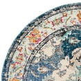 thumbnail image 4 of SAFAVIEH Monaco Toria Traditional Area Rug, Navy/Light Blue, 10' X 10' Round, 4 of 10