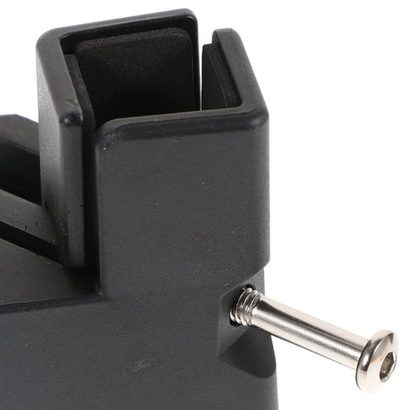 Worgeous Adjustable Black Bed Risers for Increased Height and Storage Space Under Furniture 2pcs