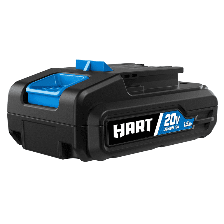 Hart HPDD50B Kit de taladro/destornillador inalámbrico de 20 voltios de 3/8  pulgadas, batería de iones de litio de 1.5 Ah