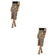 thumbnail image 4 of Minnieouse sexy para damas para oficina, restaurante y cafetería - Cintura alta Fresca y absorbe la humedad Faldas para damas lápiz marrón L 1 marrón L, 1 2Conjunto, 4 of 6