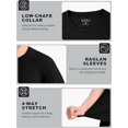 thumbnail image 5 of alpinario Men's Compression T-Shirt Moisture Wicking Breathable Short Sleeve Gym Workout High Elastic Dry Fit Baselayer Rash Guard Running Undershirt, 5 of 6