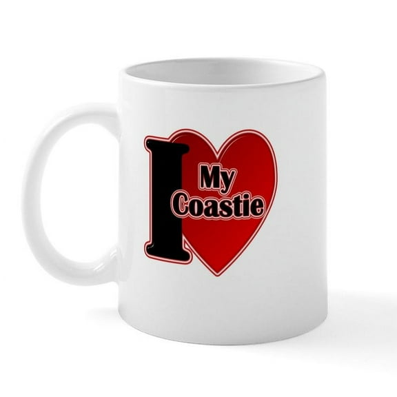 CafePress - Love My Coastie Mug - 11 oz Ceramic Mug - Novelty Coffee Tea Cup