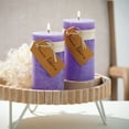 thumbnail image 3 of Vance Kitira 6" Wisteria Timber Pillar Candle, 3 of 6