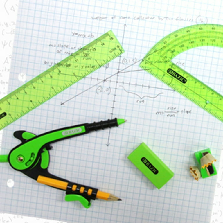 Free Shipping! BAZIC Geometry Math Compass Set, Inch Free Shipping! BAZIC Geometry Math Compass Set, Inch