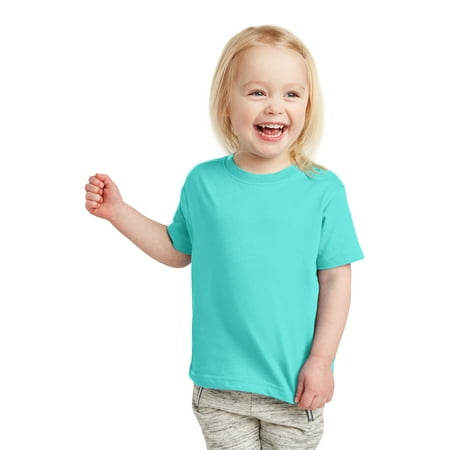 

Toddler Fine Jersey Ribbed Collar T-Shirt