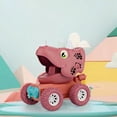 thumbnail image 2 of Coche de dinosaurio inercial Zulema Triceratops verde, 2 of 5