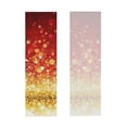 thumbnail image 2 of Lsque Red Gold Glitter Printed Cooling Towel (40"x 12"), Ice Towel, Microfiber, Soft Breathable Chilly Towel for Yoga, Sport, Gym, Workout, Fitness, Running, 2 of 9