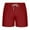 Red, variant on Vivianyo HD Men's Sports High Waisted Gym Shorts Men Casual Fashion Solid Shorts With Pockets Elastic Waist Beach Sport Shorts
