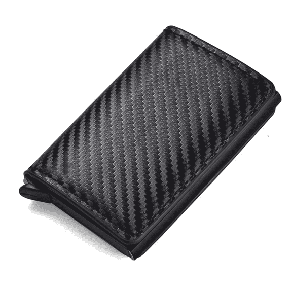 GASTROPOD Tile Wallet,Metal Aluminum Box Walletfor Men,Men's Plaid Card Holder Card Holder,Black