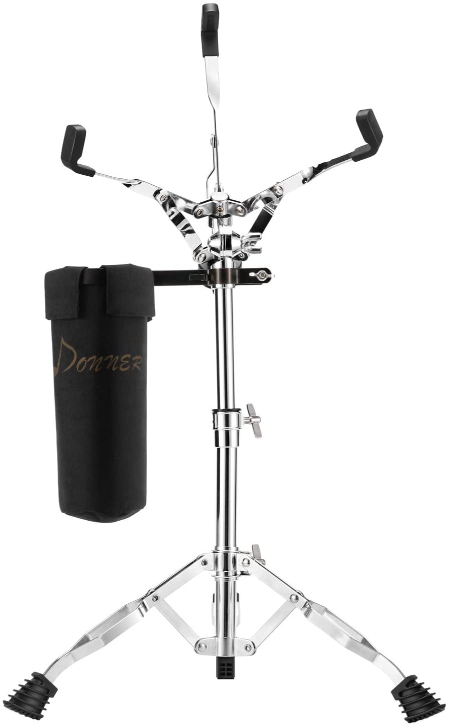 Donner Snare Drum Stand, Adjustable Snare Stand Double Braced Extended with Drum Stick Holder