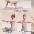 thumbnail image 4 of 3 Pack Figure 8 Resistance Band with Handles, Silicone Exercise Bands , 8 Shaped Elastic Band for Arm Back Shoulder Stretch, Yoga Pilates Physical Therapy, 4 of 7