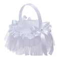 thumbnail image 2 of Cesta de Flores de Boda Almacenamiento de Dulces Símbolo Dulce Decoración , Bowknot Opción 6 BLESIY Cesta floral de boda, 2 of 8