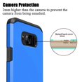thumbnail image 5 of Galaxy S8 Plus Case, Dual Layer Protective Hybrid Armor Defender Case (Blue), 5 of 8