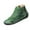 Green, variant on FRSASU Shoes Women Flat Leather Retro Lace-Up Side Zipper Plus Shoe Gray 10.5(43)