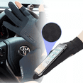thumbnail image 2 of Guantes De Medio Bloosom  Dedo Resistentes Al Sol Y Antideslizantes negro, 2 of 5