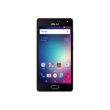 BLU Studio Touch S0210UU Unlocked GSM Dual-SIM 4G Quad-Core Android Phone w/ 8MP Camera - Black