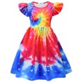 thumbnail image 1 of Cartoon Children's Skirt Flying Sleeve Girl's Dress Children's Princess Skirt, 1 of 1