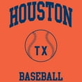 thumbnail image 3 of Houston Classic Baseball Arch Basic Cotton T-Shirt - X-Large - Orange, 3 of 6