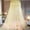 Light Yellow, variant on Bed Canopy - Elegant Lace Round Hoop Polyester Sheer Mesh Bed Curtains - Princess Dome Bedding Net for Twin Full Queen King Size Bed, Quick Easy Installation, 65 x 260cm / 25.6 "x 102", White